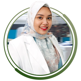 dr. Widya dokter bersertifikat yang berpengalamam di bidang kecantikan di klinik kecantikan dr. Khe & Co